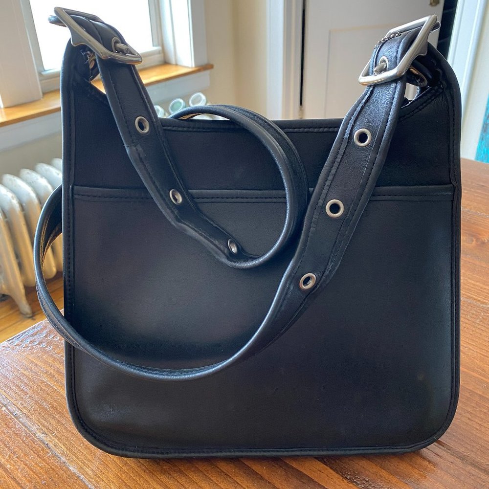 Black Coach Bag - Vintage Legacy Zip